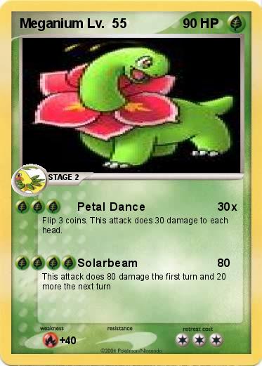 Pokemon Meganium Lv.  55