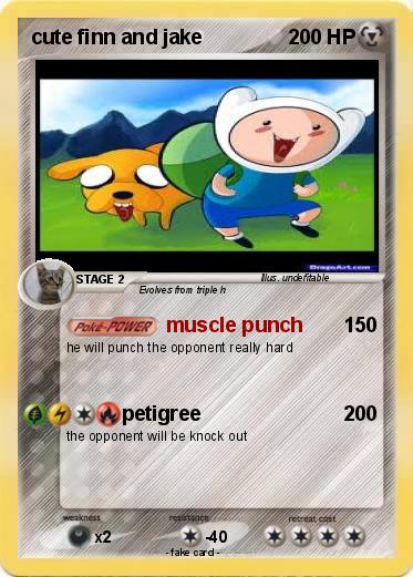 Pokemon cute finn and jake