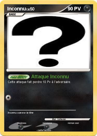 Pokemon Inconnu