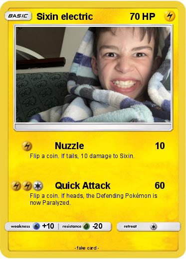 Pokemon Sixin electric