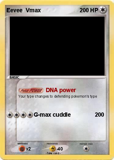 Pokemon Eevee  Vmax