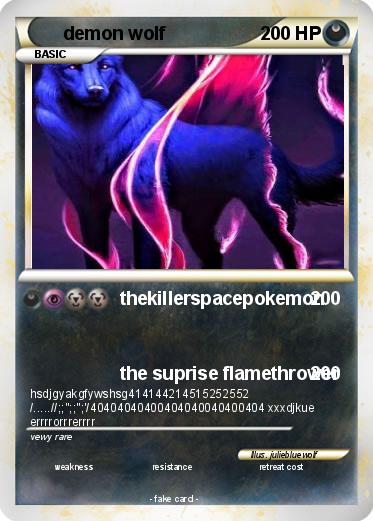 Pokemon demon wolf