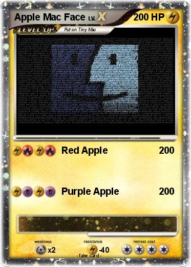Pokemon Apple Mac Face