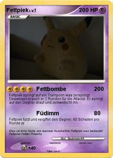 Pokemon Fettpiek