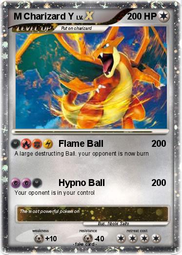 Pokemon M Charizard Y