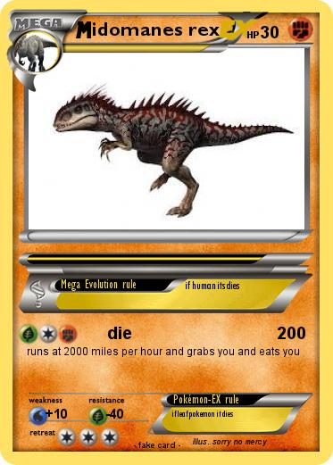 Pokemon idomanes rex