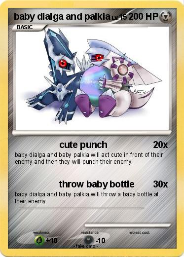 Pokemon baby dialga and palkia