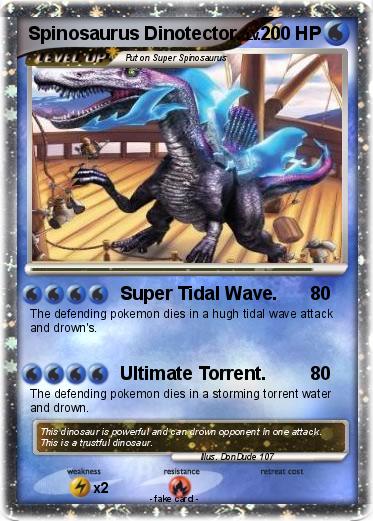Pokemon Spinosaurus Dinotector.