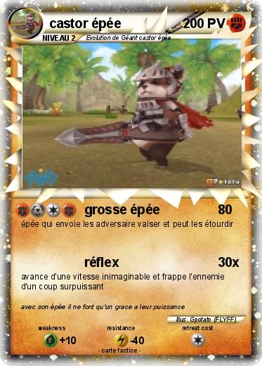 Pokemon castor épée