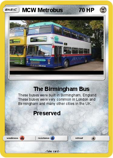 Pokemon MCW Metrobus