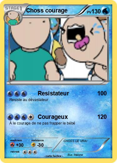 Pokemon Choss courage