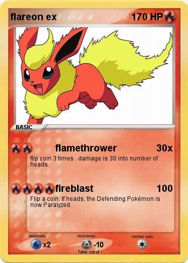 Pokemon flareon ex