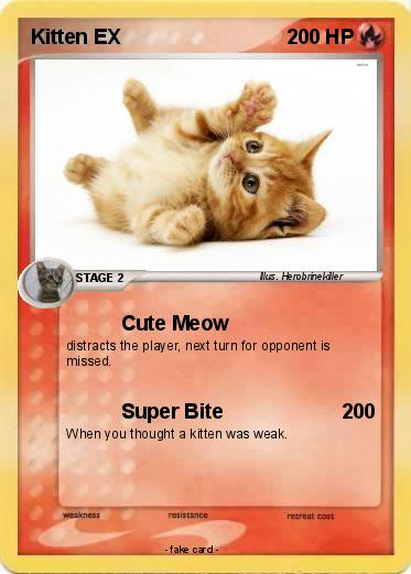 Pokemon Kitten EX