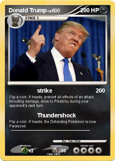 Pokemon Donald Trump