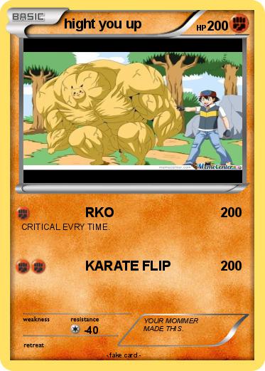 Pokemon hight you up