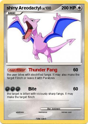 Pokemon shiny Areodactyl