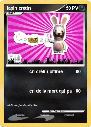 Pokemon lapin crétin