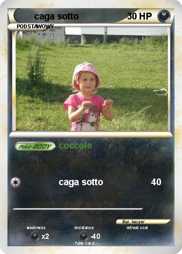 Pokemon caga sotto