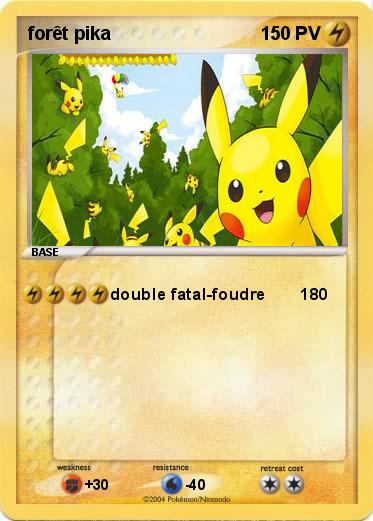 Pokemon forêt pika