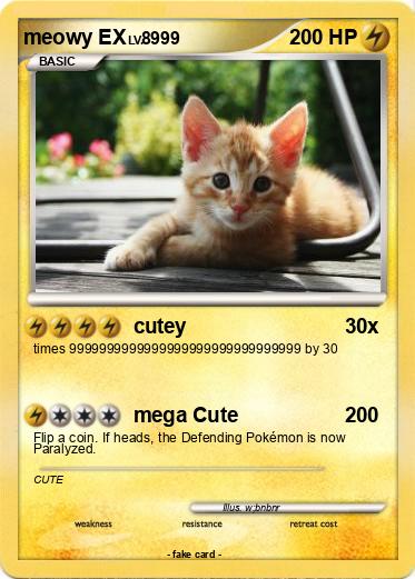 Pokemon meowy EX