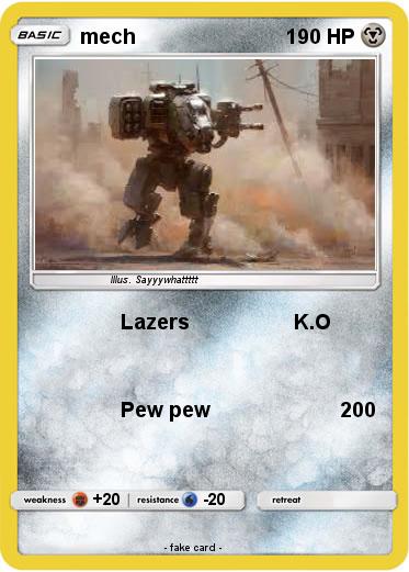 Pokemon mech