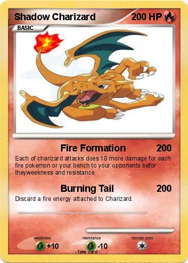 Pokemon Shadow Charizard