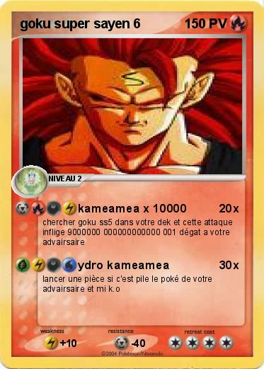 Pokemon goku super sayen 6