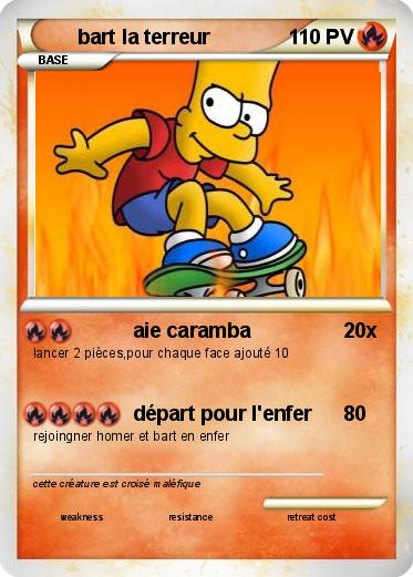 Pokemon bart la terreur
