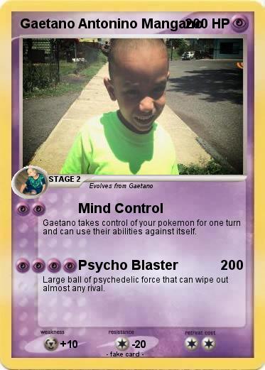 Pokemon Gaetano Antonino Mangano