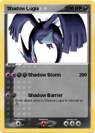 Pokemon Shadow Lugia