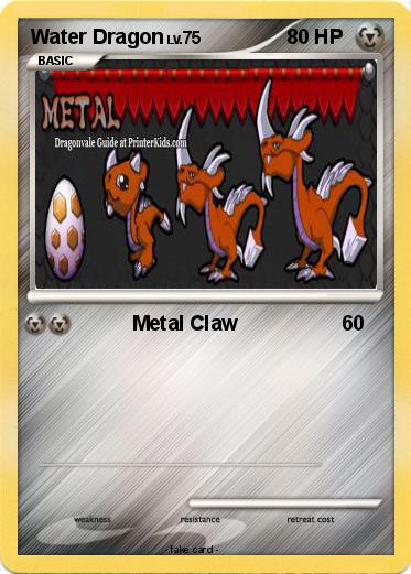 Pokemon Water Dragon