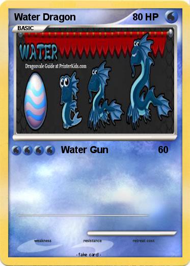 Pokemon Water Dragon