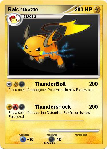 Pokemon Raichu