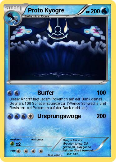 Pokemon Proto Kyogre