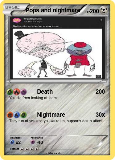 Pokemon Pops and nightmare