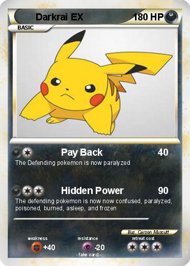 Pokemon Darkrai EX