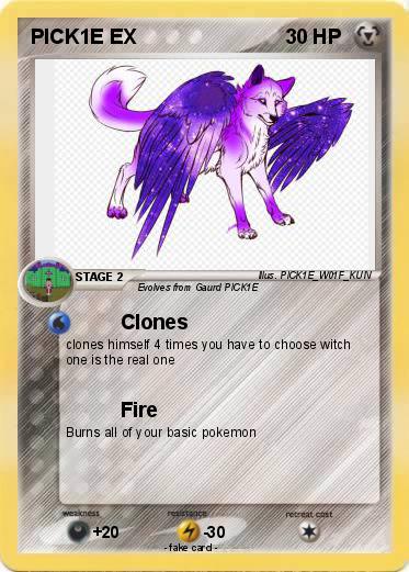 Pokemon PICK1E EX