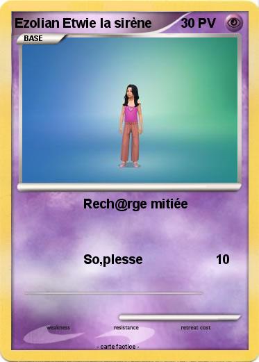 Pokemon Ezolian Etwie la sirène