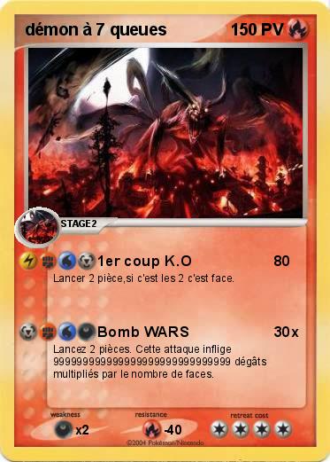 Pokemon démon à 7 queues