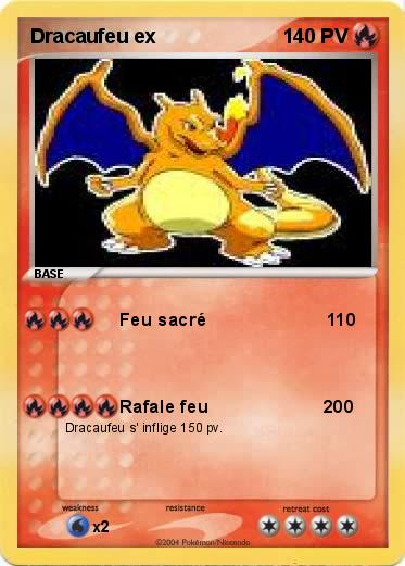 Pokemon Dracaufeu ex