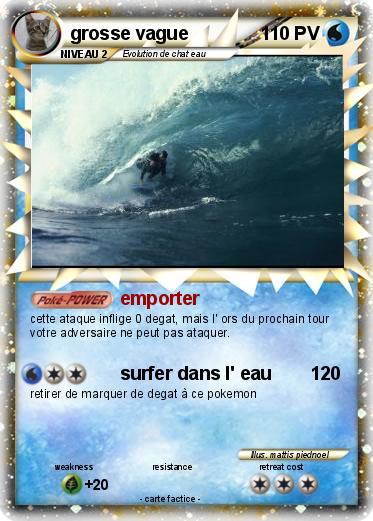 Pokemon grosse vague