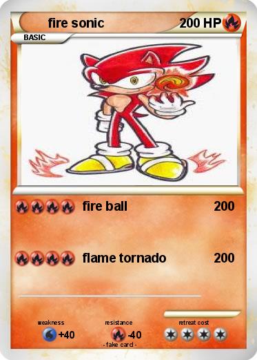 Pokemon fire sonic