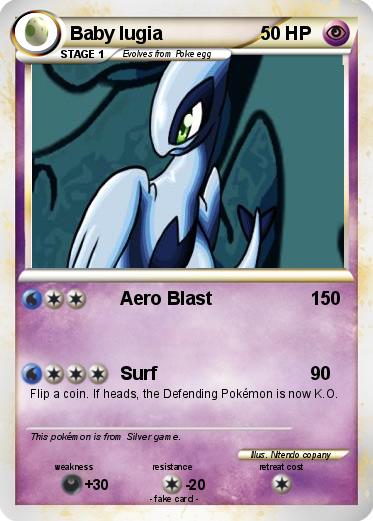 Pokemon Baby lugia
