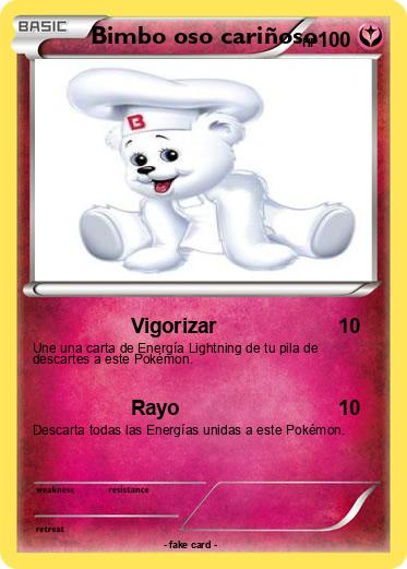 Pokemon Bimbo oso cariñoso