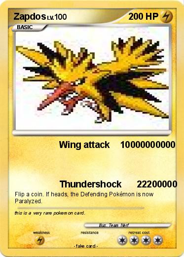 Pokemon Zapdos