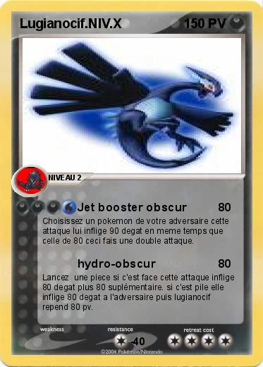 Pokemon Lugianocif.NIV.X