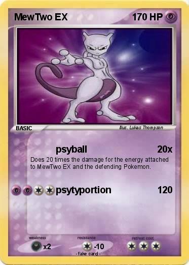 Pokemon MewTwo EX