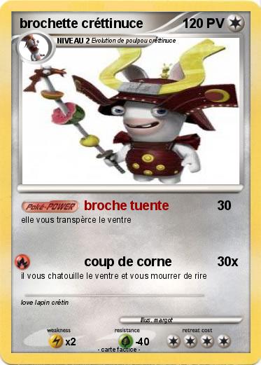 Pokemon brochette créttinuce