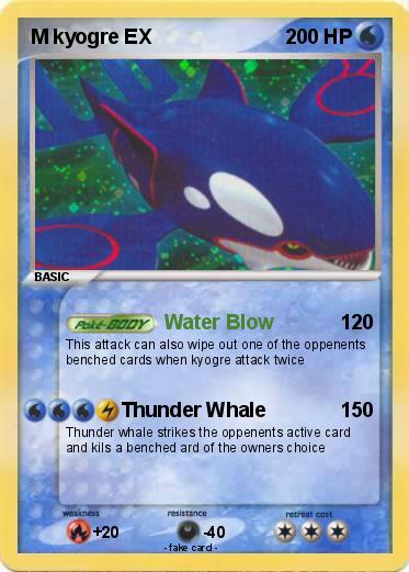 Pokemon M kyogre EX