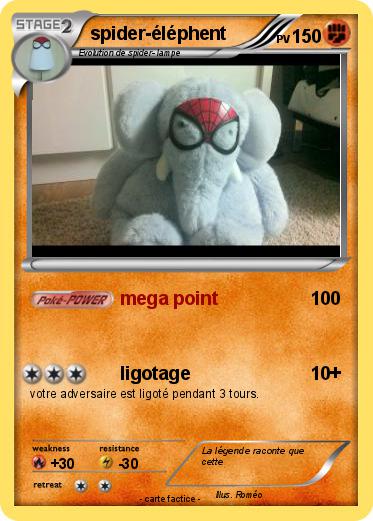 Pokemon spider-éléphent